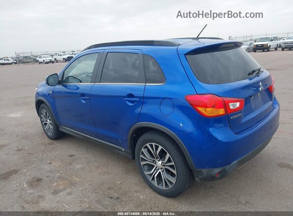 JA4AR4AW2GZ028726 2016 MITSUBISHI OUTLANDER SPORT Blue Rear left