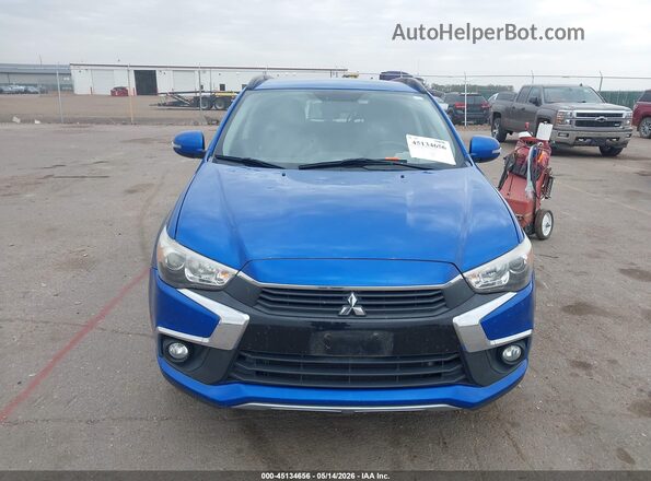 JA4AR4AW2GZ028726 2016 MITSUBISHI OUTLANDER SPORT Blue Instrument cluster view