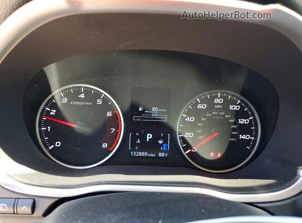 JA4AS3AA2KZ049779 2019 MITSUBISHI ECLIPSE Black Widok zestawu wskaźników