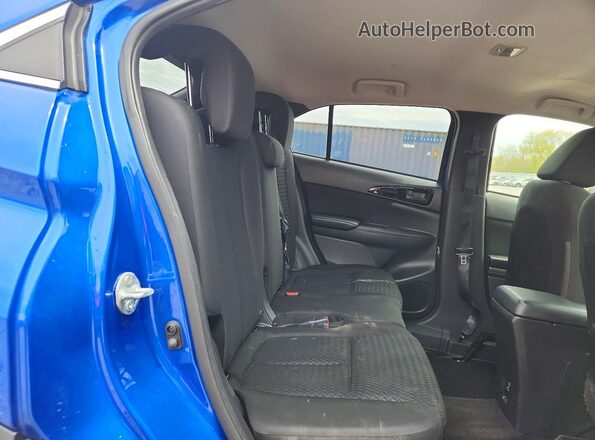 JA4AS3AAXJZ065226 2018 MITSUBISHI ECLIPSE Blue Սալոնի հետևի տեսք