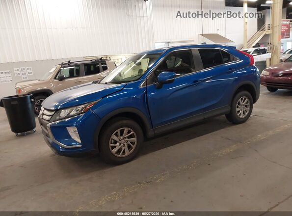 JA4AT3AA0KZ053116 2019 MITSUBISHI ECLIPSE CROSS Blue Առջևի ձախ երեք քառորդ տեսարան