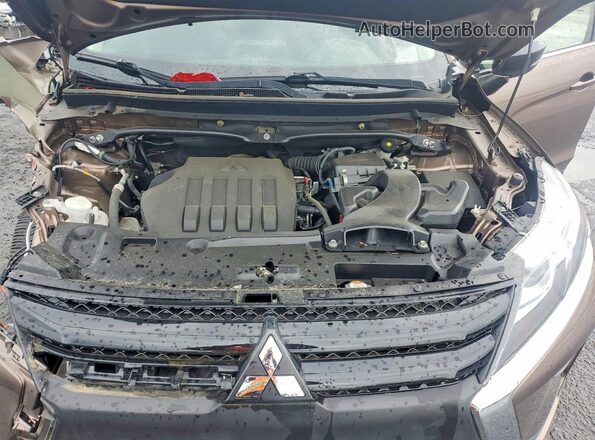 JA4AT4AA6KZ001835 2019 MITSUBISHI ECLIPSE Tan Vista del compartimento del motor