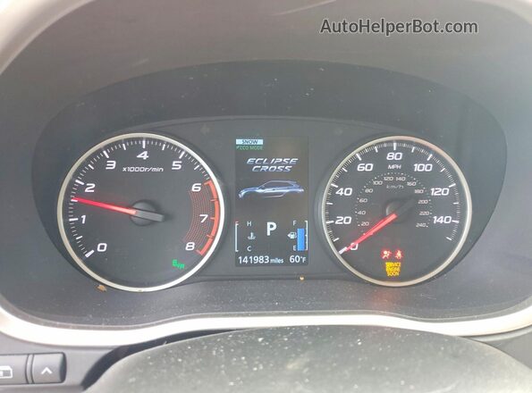 JA4AT5AA2JZ044489 2018 MITSUBISHI ECLIPSE Brown Vista del cuadro de instrumentos
