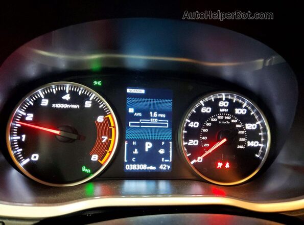 JA4ATWAA6PZ049497 2023 MITSUBISHI ECLIPSE Black Widok zestawu wskaźników