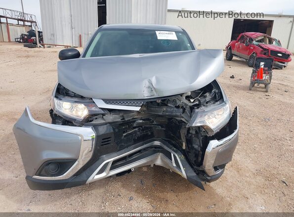 JA4AZ3A30KZ019337 2019 MITSUBISHI OUTLANDER Gray წინა პანელის ხედი
