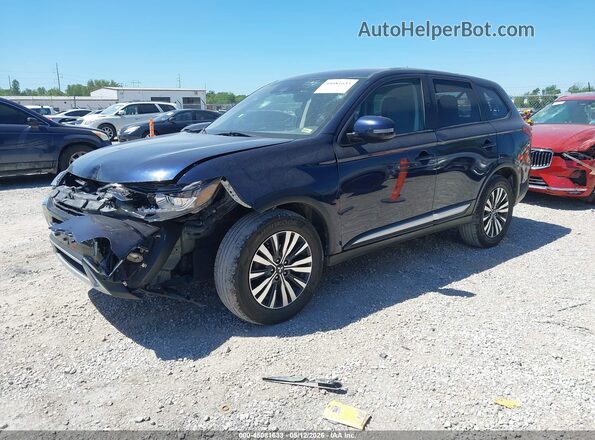 JA4AZ3A34LZ044209 2020 MITSUBISHI OUTLANDER Dark Blue Vista tres cuartos delantera izquierda