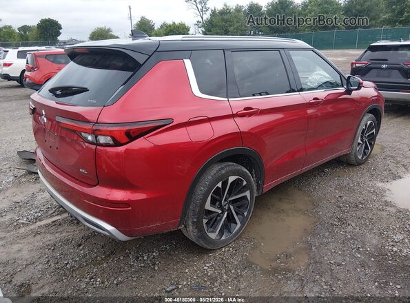 JA4J4WA85RZ032137 2024 MITSUBISHI OUTLANDER Красный Задняя правая четверть