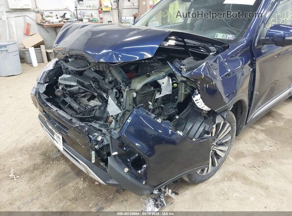 JA4JZ4AX1KZ037337 2019 MITSUBISHI OUTLANDER Blue Front view