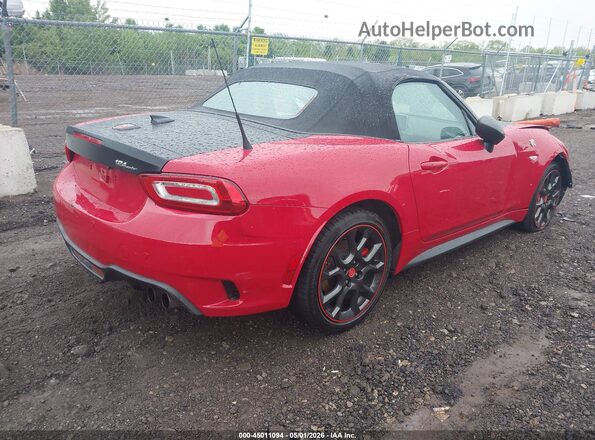 JC1NFAEK6J0135552 2018 FIAT 124 SPIDER Red Rear right