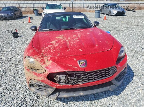 JC1NFAEK7H0126045 2017 FIAT 124 Maroon Front view