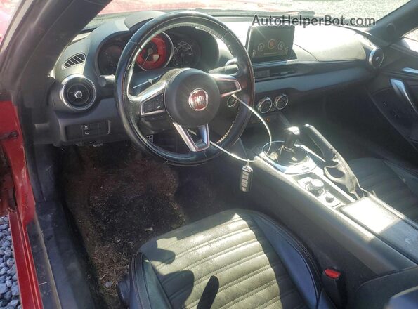 JC1NFAEK7H0126045 2017 FIAT 124 Maroon Dashboard view