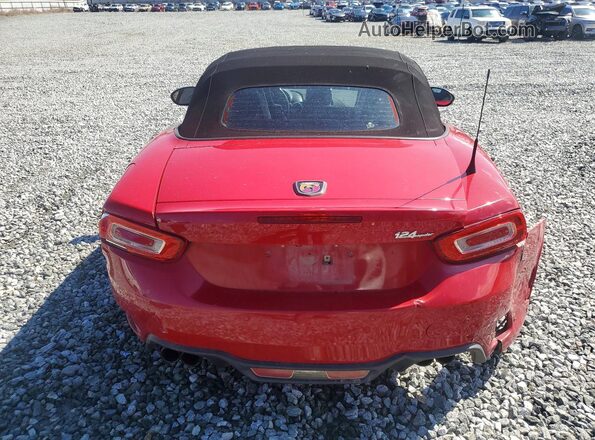JC1NFAEK7H0126045 2017 FIAT 124 Maroon Rear view