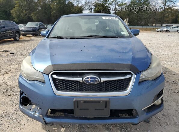 JF1GJAF66GH012460 2016 SUBARU IMPREZA Blue Вид спереду