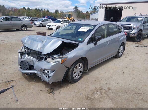 JF1GPAA60G8274450 2016 SUBARU IMPREZA Серебряный Передняя левая четверть