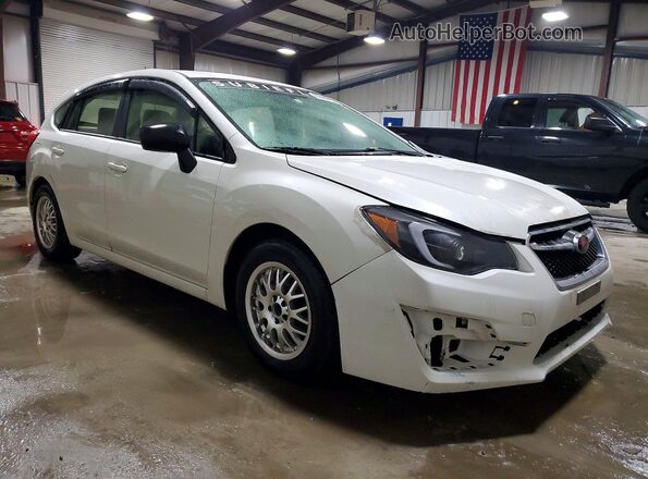 JF1GPAA68G8329050 2016 SUBARU IMPREZA White Передня права чверть