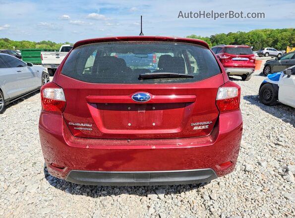JF1GPAA6XG8328644 2016 SUBARU IMPREZA Бордовый Вид сзади