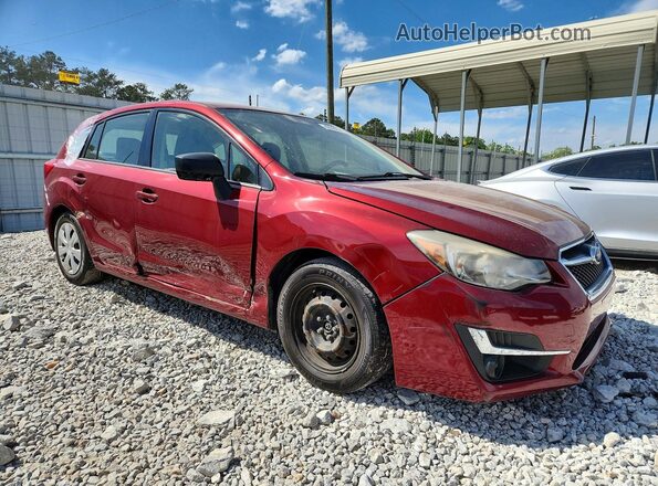 JF1GPAA6XG8328644 2016 SUBARU IMPREZA Бордовый Передняя правая четверть