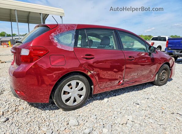 JF1GPAA6XG8328644 2016 SUBARU IMPREZA Бордовый Задняя правая четверть