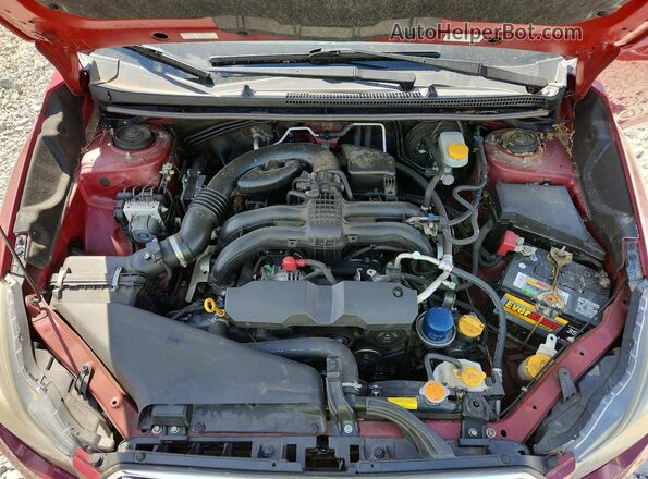 JF1GPAA6XG8328644 2016 SUBARU IMPREZA Бордовый Вид задней части салона