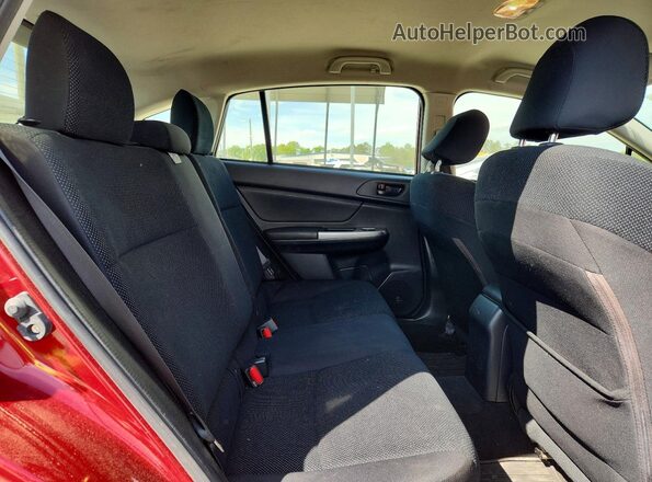 JF1GPAA6XG8328644 2016 SUBARU IMPREZA Бордовый Вид задних сидений
