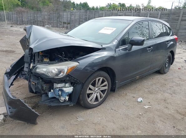 JF1GPAB62G8328443 2016 SUBARU IMPREZA Серый Передняя левая четверть