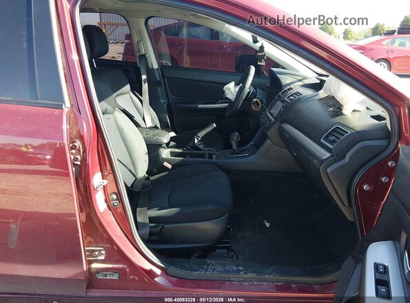 JF1GPAP64G8263409 2016 SUBARU IMPREZA Red Front interior view