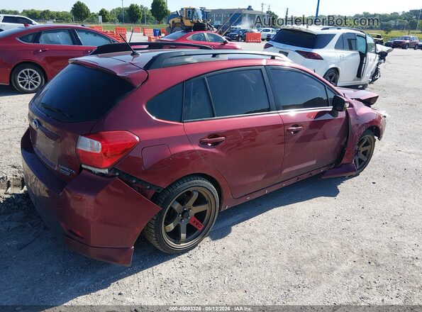 JF1GPAP64G8263409 2016 SUBARU IMPREZA Red Rear right