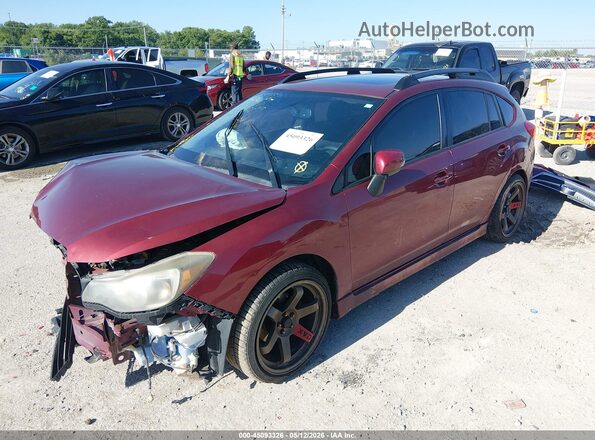 JF1GPAP64G8263409 2016 SUBARU IMPREZA Red Front left