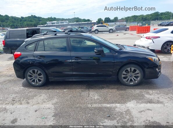 JF1GPAP6XG8219852 2016 SUBARU IMPREZA Black Սալոնի հետևի տեսք