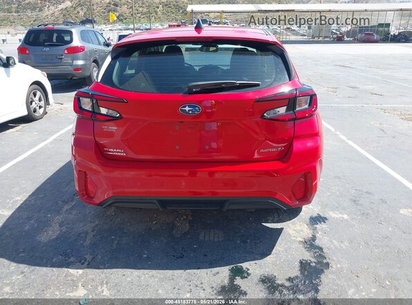 JF1GUABC0S8263843 2025 SUBARU IMPREZA Red 