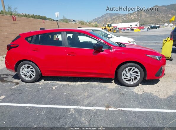 JF1GUABC0S8263843 2025 SUBARU IMPREZA Red Панорамний вид салону 360°
