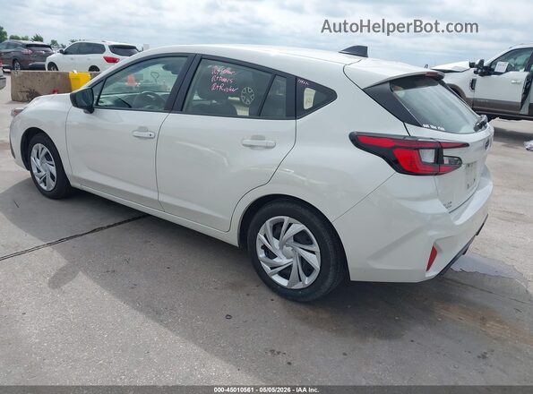 JF1GUABC1R8861174 2024 SUBARU IMPREZA Белый Задняя левая четверть