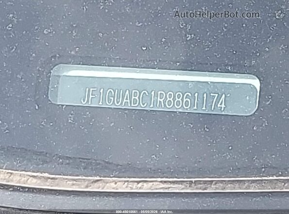 JF1GUABC1R8861174 2024 SUBARU IMPREZA Белый 