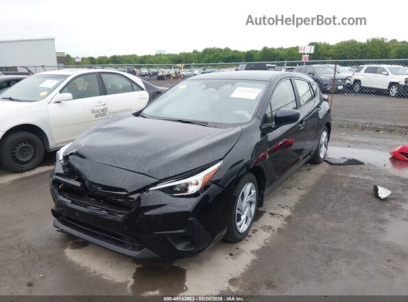 JF1GUABC1R8876905 2024 SUBARU IMPREZA Черный Передняя левая четверть