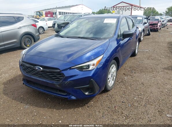 JF1GUABC1S8253063 2025 SUBARU IMPREZA Синий Передняя левая четверть
