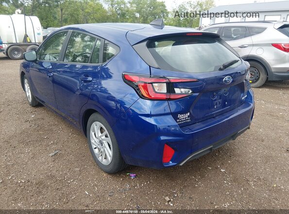 JF1GUABC1S8253063 2025 SUBARU IMPREZA Синий Задняя левая четверть