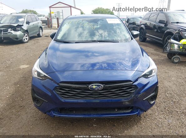 JF1GUABC1S8253063 2025 SUBARU IMPREZA Синий Вид щитка приборов