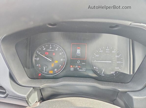 JF1GUABC2S8333309 2025 SUBARU IMPREZA Угольный Вид щитка приборов