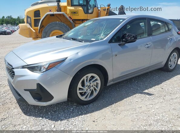 JF1GUABC4R8914630 2024 SUBARU IMPREZA Gray წინა მარცხენა ხედი სამი მეოთხედიდან