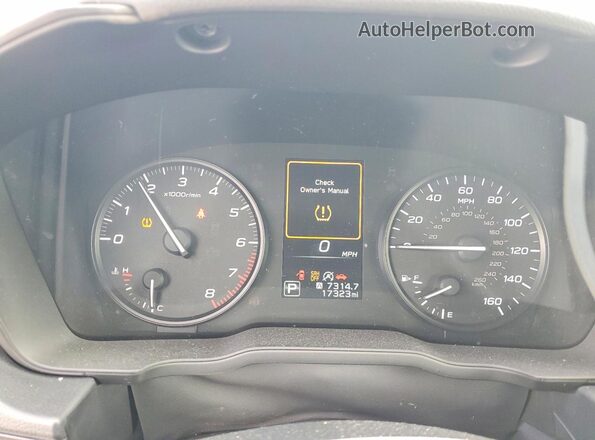 JF1GUABC4S8333084 2025 SUBARU IMPREZA Black Вид щитка приладів