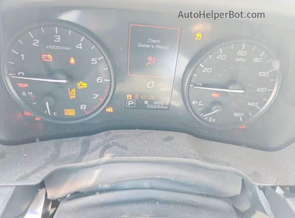 JF1GUABC5R8245512 2024 SUBARU IMPREZA Charcoal Instrument cluster view