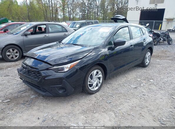 JF1GUABC6S8282770 2025 SUBARU IMPREZA Черный Передняя левая четверть