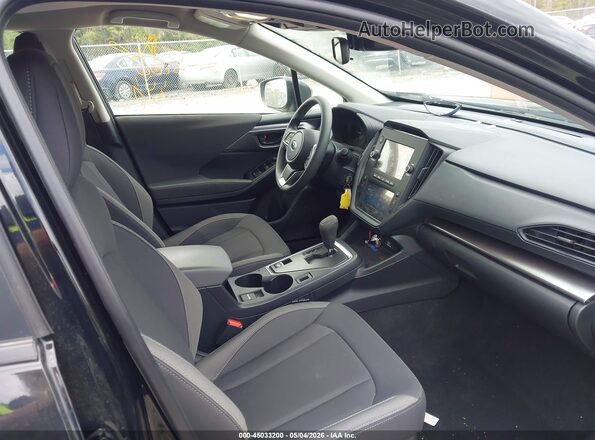 JF1GUABC6S8282770 2025 SUBARU IMPREZA Черный Вид салона спереди