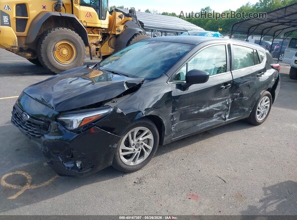 JF1GUABC7R8361018 2024 SUBARU IMPREZA Черный Передняя левая четверть