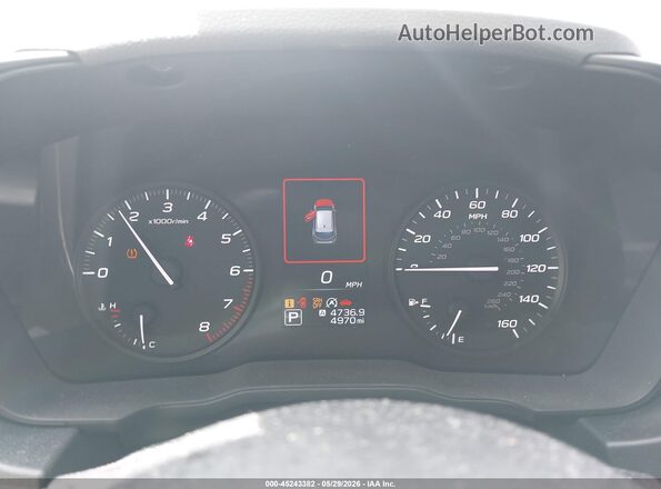 JF1GUABC7S8201629 2025 SUBARU IMPREZA Light Blue Вид задних сидений
