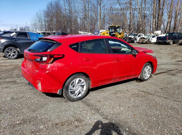 JF1GUABC7S8238891 2025 SUBARU IMPREZA Red უკანა მარჯვენა