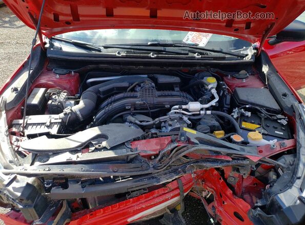 JF1GUABC7S8238891 2025 SUBARU IMPREZA Red უკანა სალონის ხედი