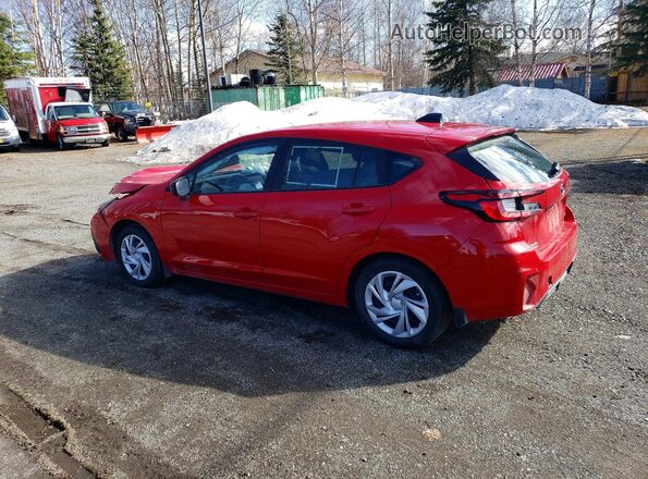 JF1GUABC7S8238891 2025 SUBARU IMPREZA Red უკანა მარცხენა