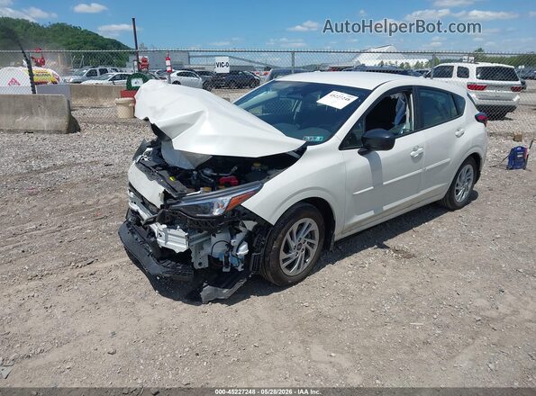 JF1GUABCXS8336541 2025 SUBARU IMPREZA White Передня ліва чверть