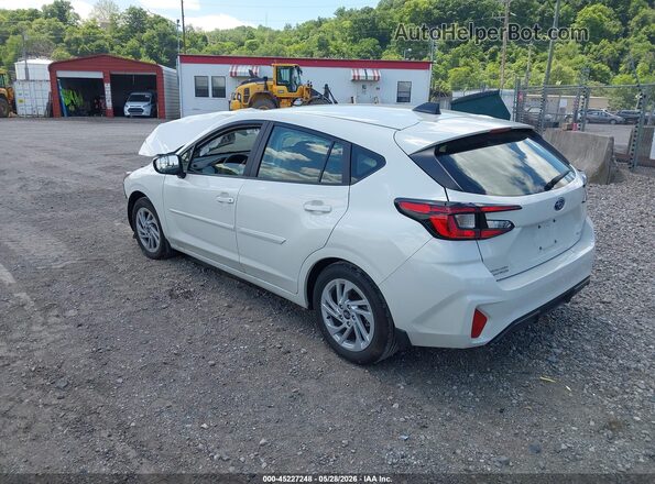 JF1GUABCXS8336541 2025 SUBARU IMPREZA White Задня ліва чверть
